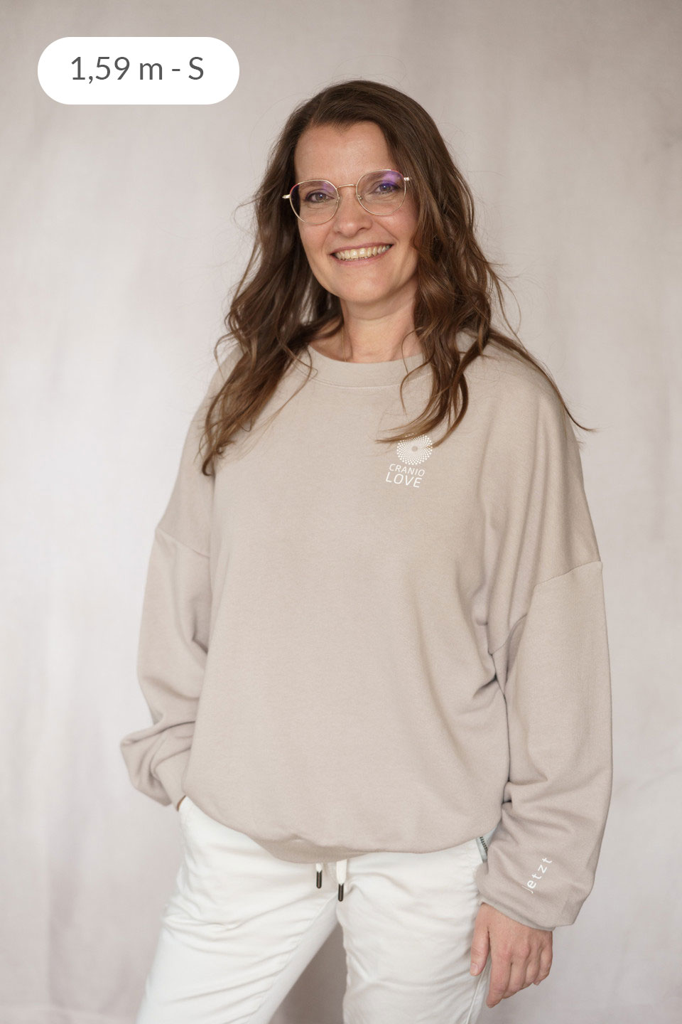 Cranio Love Pullover - Taupe – Bild 5